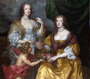 Anthony Van Dyck Lady Elizabeth Thimbelby and her Sister Spain oil painting artist